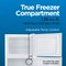 Commercial Cool 4.5 Cu. Ft. Refrigerator With True Freezer, Retro Fridge With 2 Slide-Out Glass Shelves, White CCRRD45HW - alternate 6